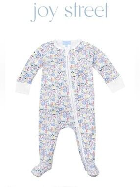 Joy Street Baby Vail Colorado Zip One Piece 100% Pima Cotton 0-3 M